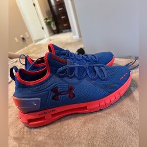 Under Armour HOVR shoes, Blue, Coral